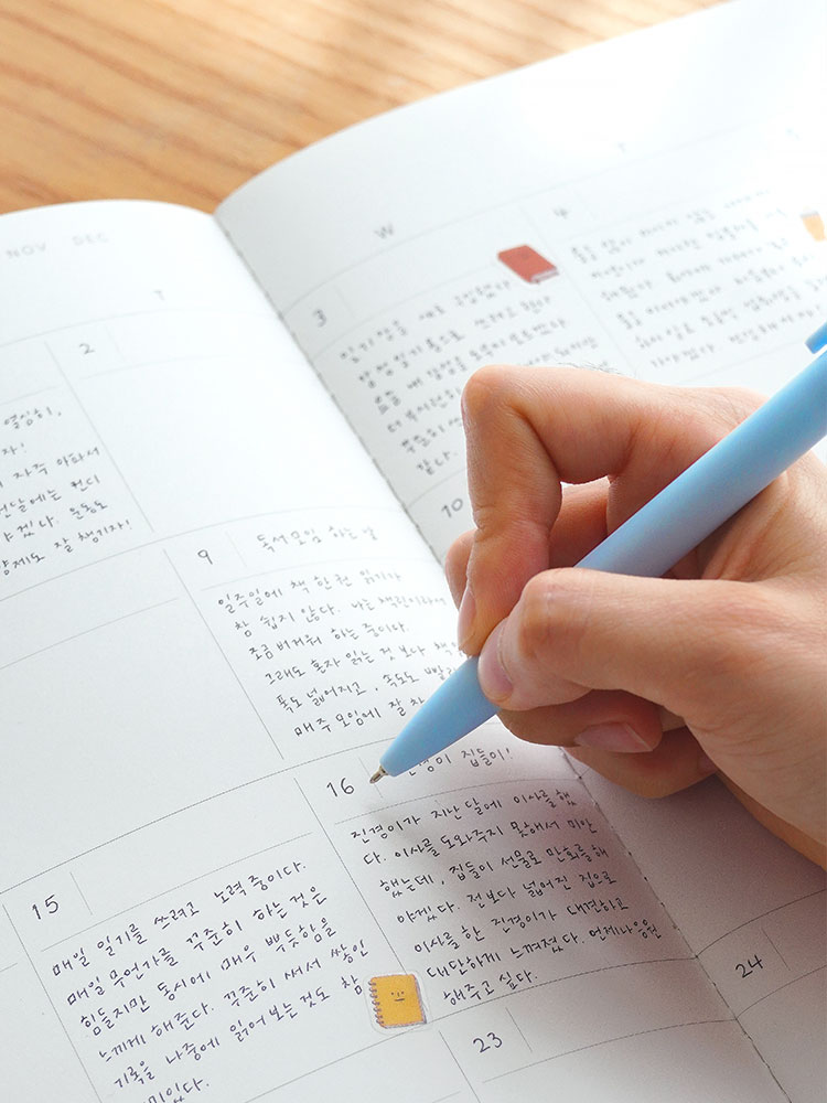 리훈 이야기 트위스트 초저점도펜 이야기다이어리 세트 펜