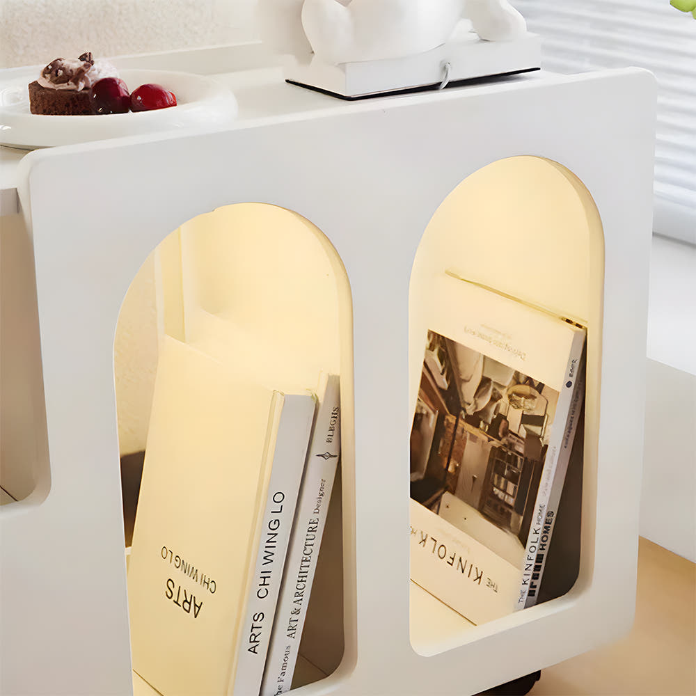 공간녹백 이동식 수납 테이블