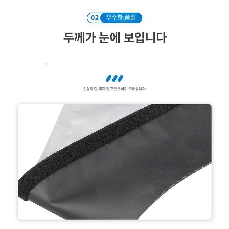 케이블 정리 전선 단추형 슬러브 보호 똑딱이 PVC 난연 단추 폭 70mm WPC-15 - 상세 이미지 4