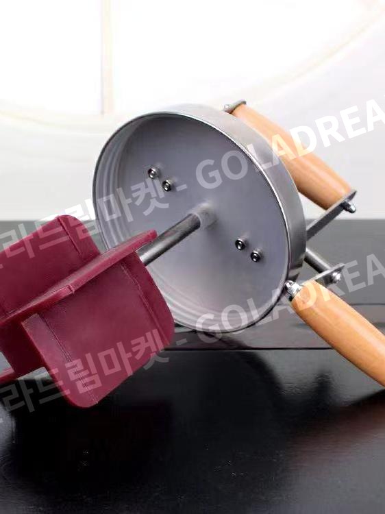 수제 버터 제조기 유리 핸드크랭크 홈메이드 크림치기기 1000ml 투명 - 상세 이미지 4