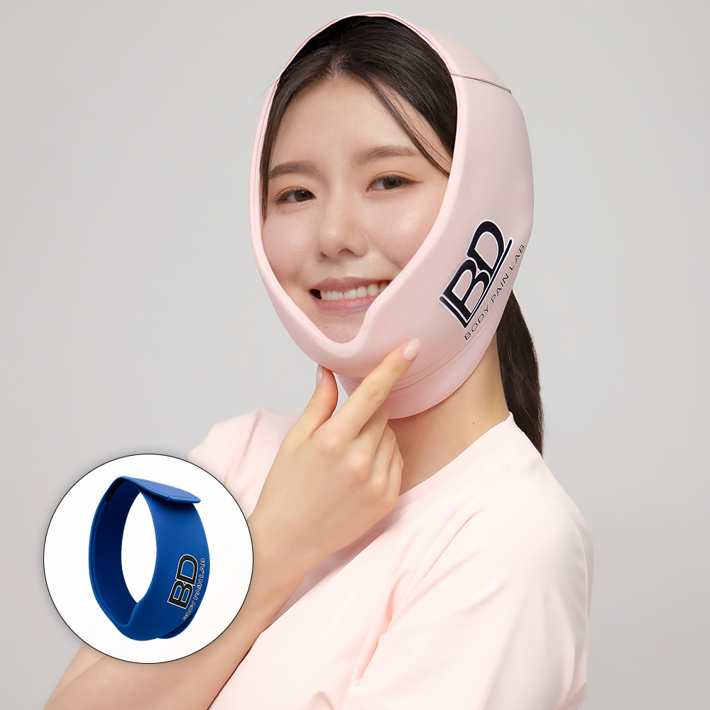 [바디페인랩] 얼굴 보호대 리프팅 밴드 브이라인 냉찜질 온찜질 통증 케어 - 상세 이미지 2