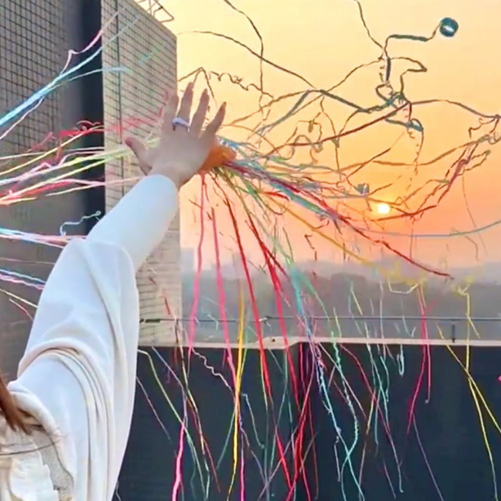 화약없는 종이폭죽 10P 줄폭죽 컴페티 손폭죽 무소음 실내 생일 축하 웨딩촬영 파티 축포 제품 이미지