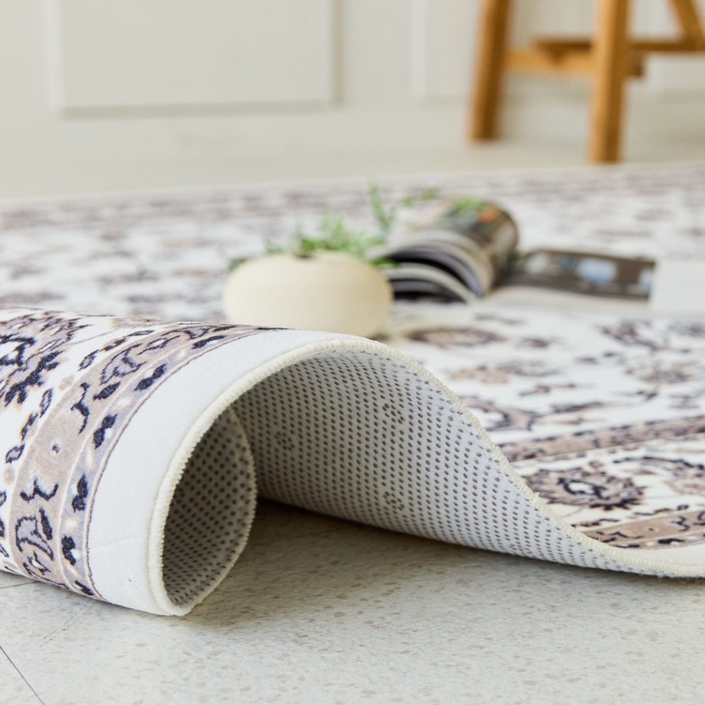 스타일러그 북유럽 모던 클래식 카페트 매트 올오버 샌드스톤, 50x110cm