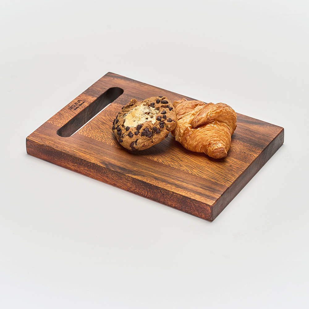 디파인 아카시아 원목 사각 핸들 커팅 도마 31.5cm - 상품 이미지