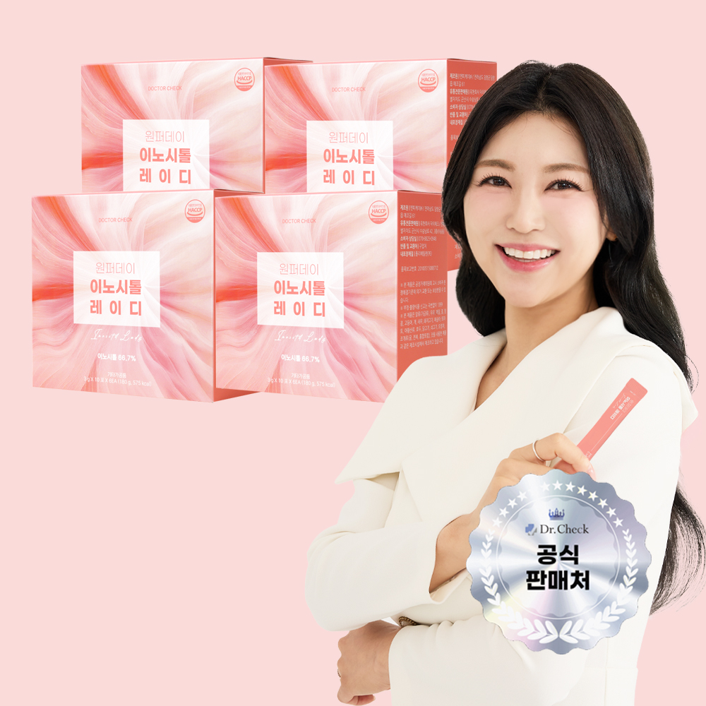 닥터체크 원퍼데이 이노시톨 레이디 60포, 4개 - 메인 이미지