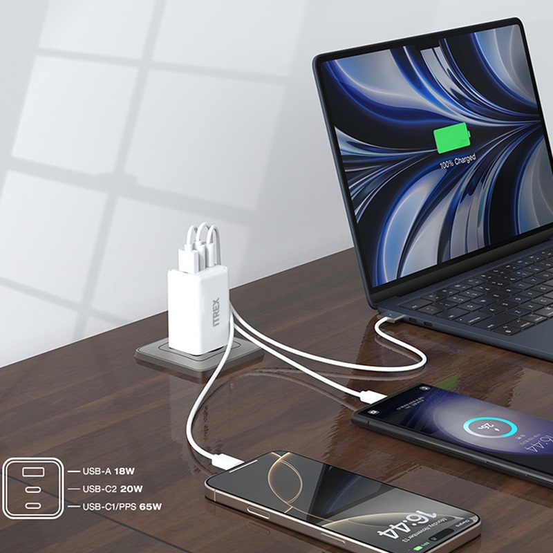 ITREX 아티스 PD65W GaN 3.0 PPS 고속충전기 노트북충전기 - 상세 이미지 5