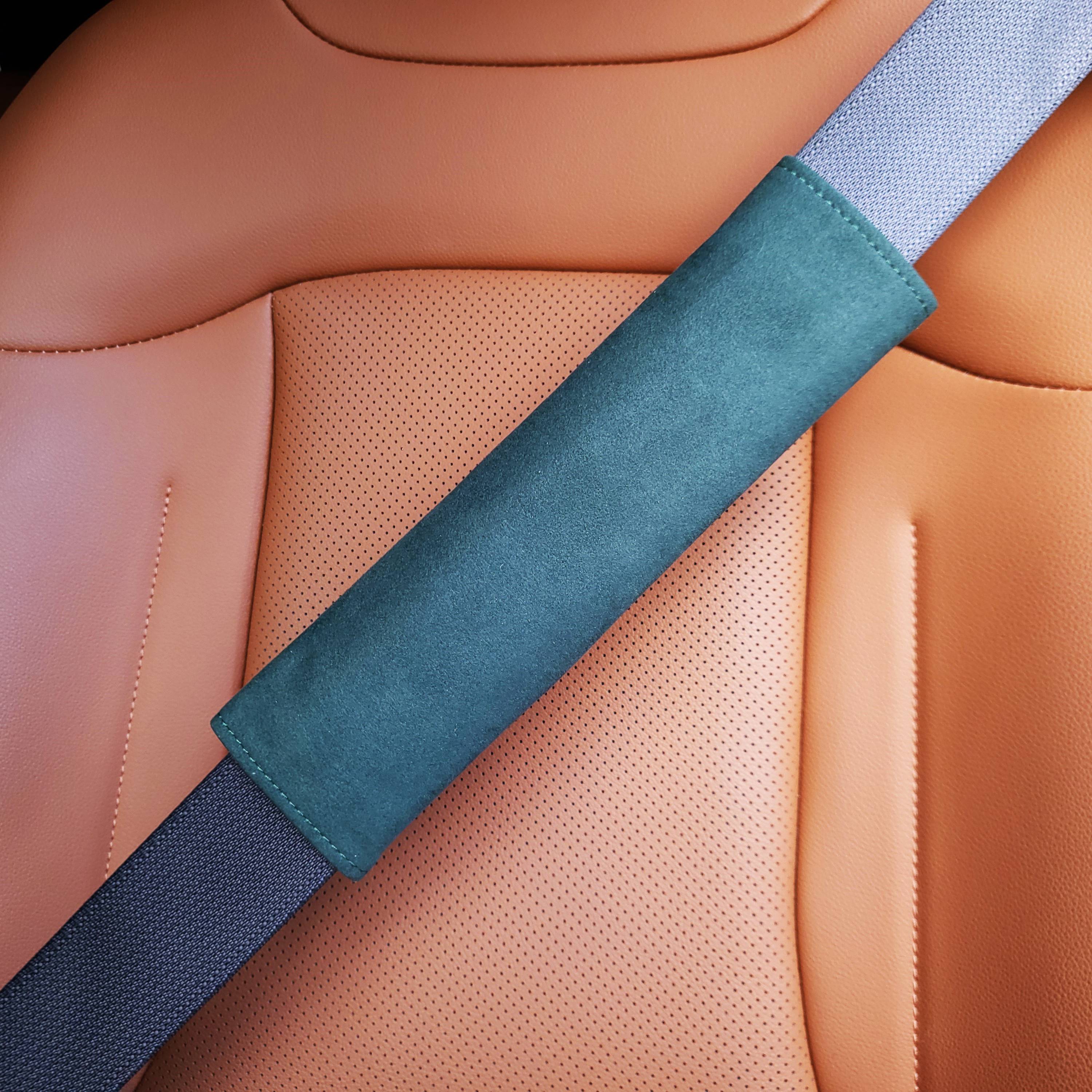 1+1 자동차 차량용 안전벨트 커버 쿠션 스웨이드 쏘렌토 싼타페 레이 카니발