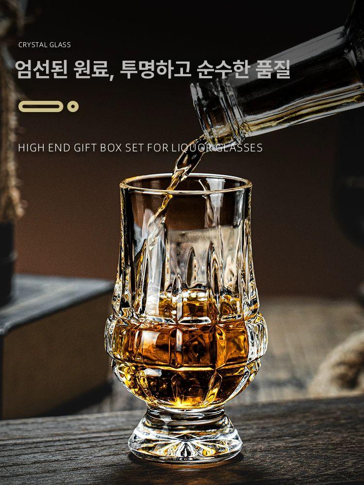 크리스탈 글라스 문향컵 잔 글랜캐런 위스키 오로라 2개 세트 - 상세 이미지 4