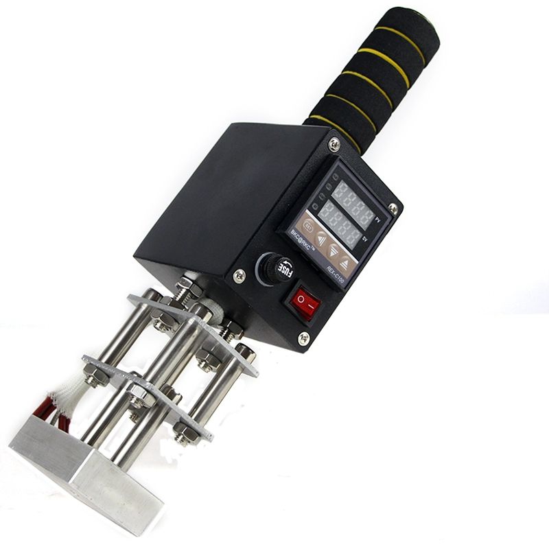 금박기 핫 스탬핑 도장 핫스탬프 브랜딩 마킹 열프레스 500W 이중 손잡이 5-7cm - 상품 이미지