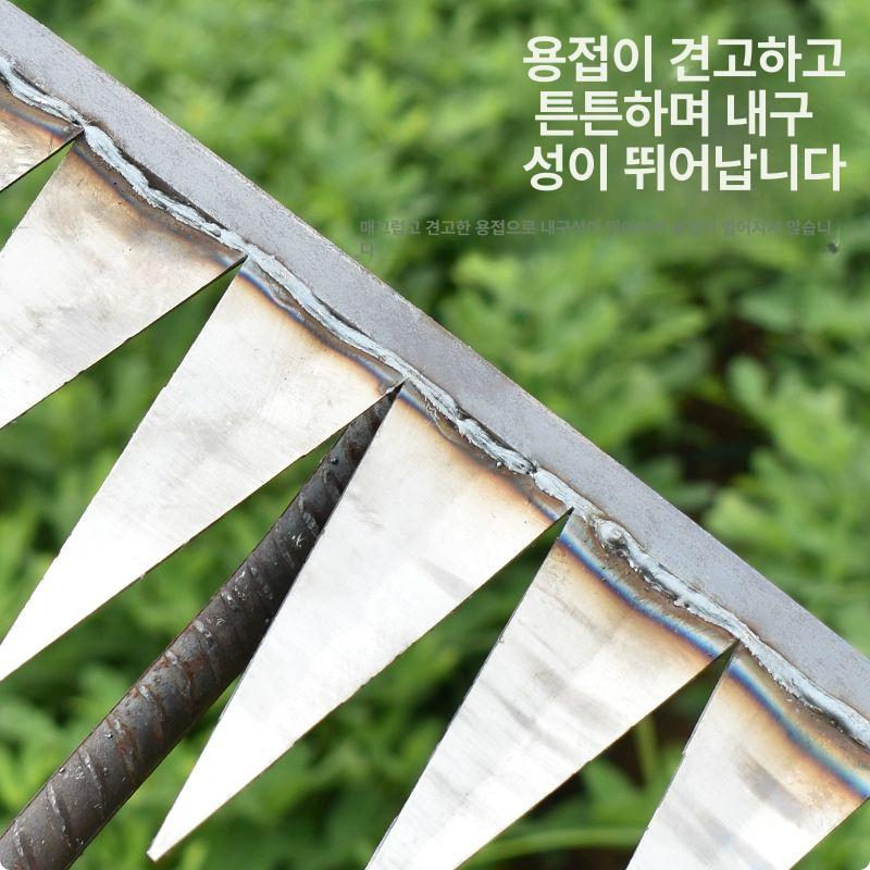밭갈이 농기구 김매는 잡초 손쟁기 쇠스랑 밭고랑 호미 4개 꽃삽 - 상세 이미지 5