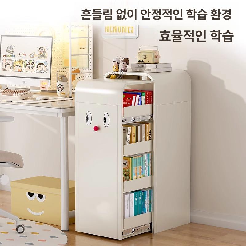 플랩 도어 장식장 진열장 수납장 철제 캐비닛 32x32 2단 사이드테이블스타일 - 상세 이미지 3