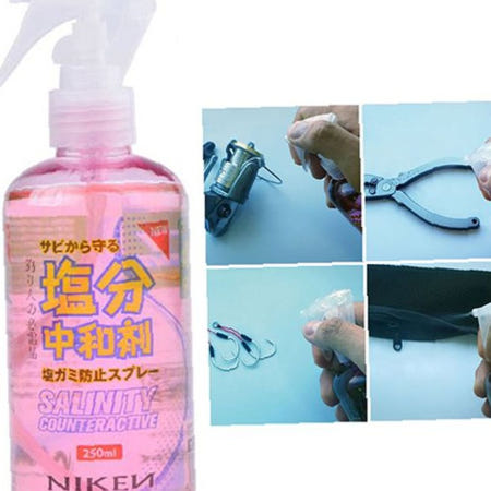 니켄 염분중화제 250ml 낚시대 릴 세척 청소 클리너