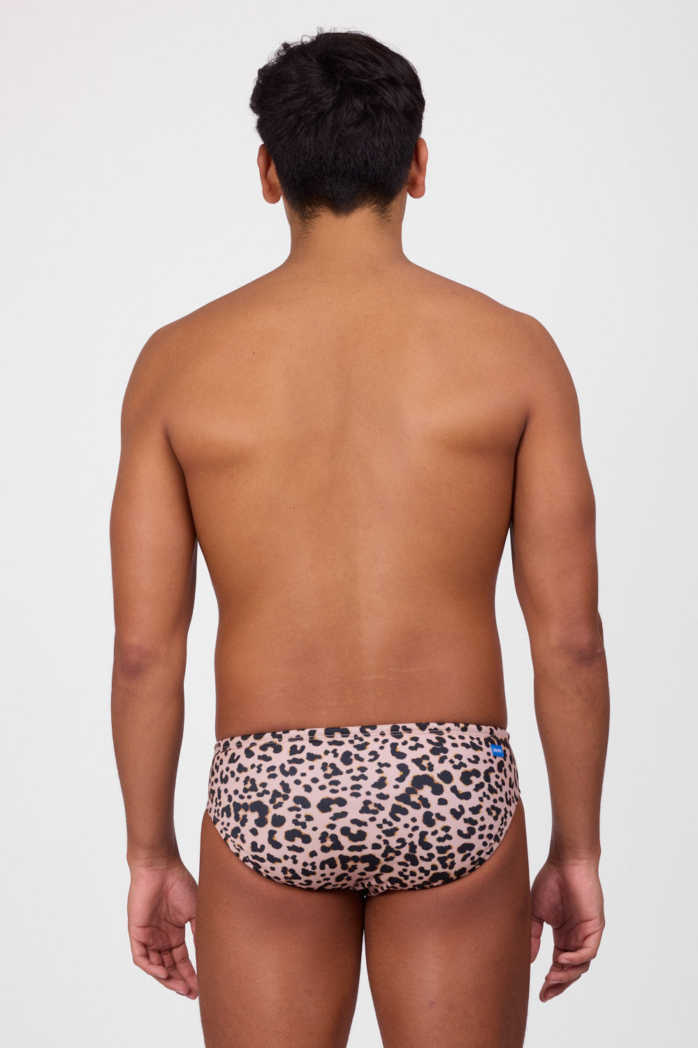 졸린 남성 브롤린 프린트 브리프 삼각 수영복 Leopard 레오파드 - 상세 이미지 5