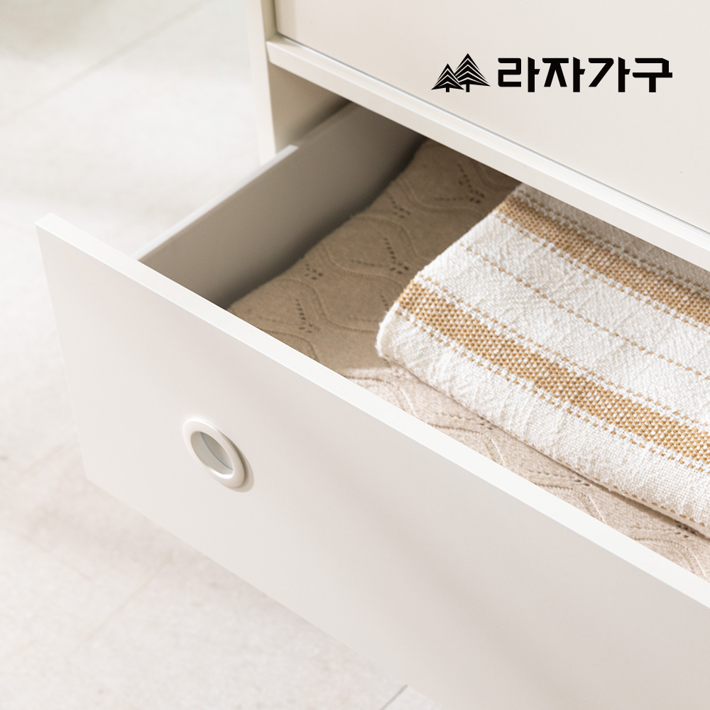 라자가구 어라운드 1000 서랍형 슬라이딩 옷장 E0 슬라이드 키큰장 입본장 싱글장롱 - 상세 이미지 4