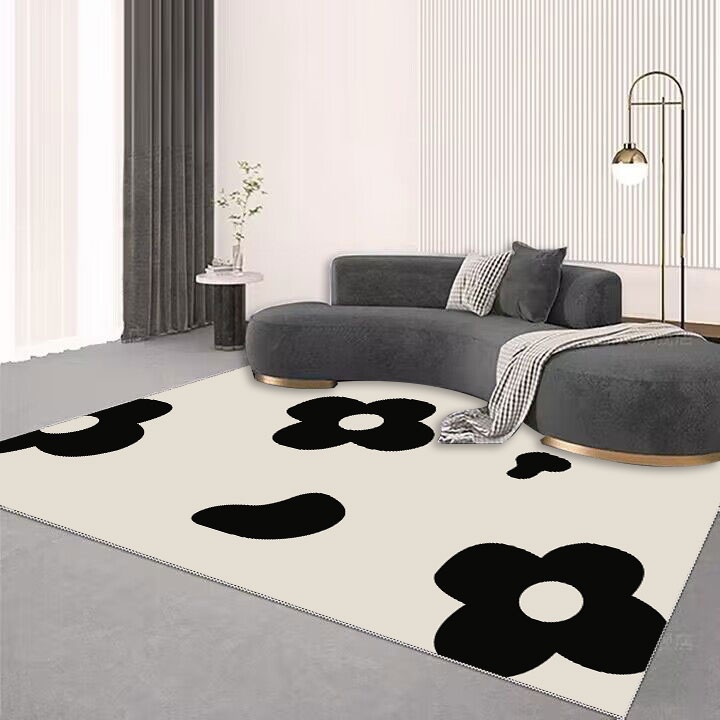 거실 러그 카페트 인테리어 추상 포인트 디자인 헤링본 침실 침대 구름6 120x160cm - 상세 이미지 3