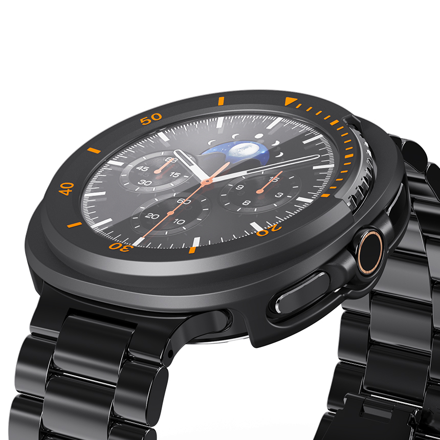 갤럭시워치8 클래식 풀커버 베젤 케이스 보호 커버 강화유리 46MM - 상품 이미지