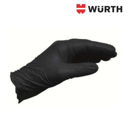 (YHNC) 뷔르트 니트릴장갑 검정 100매 요리장갑 자동차정비