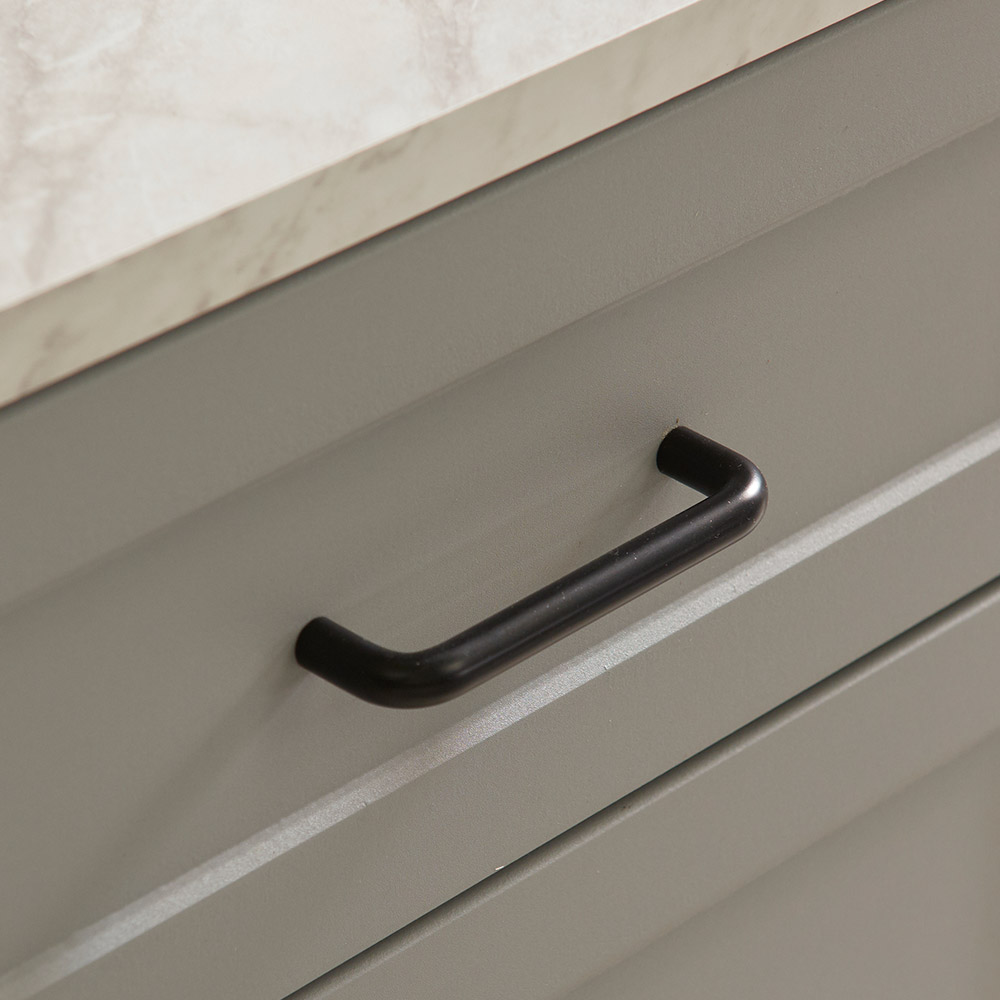 장인가구 엘리아 그레이 대리석패턴 2400 높은 거실장