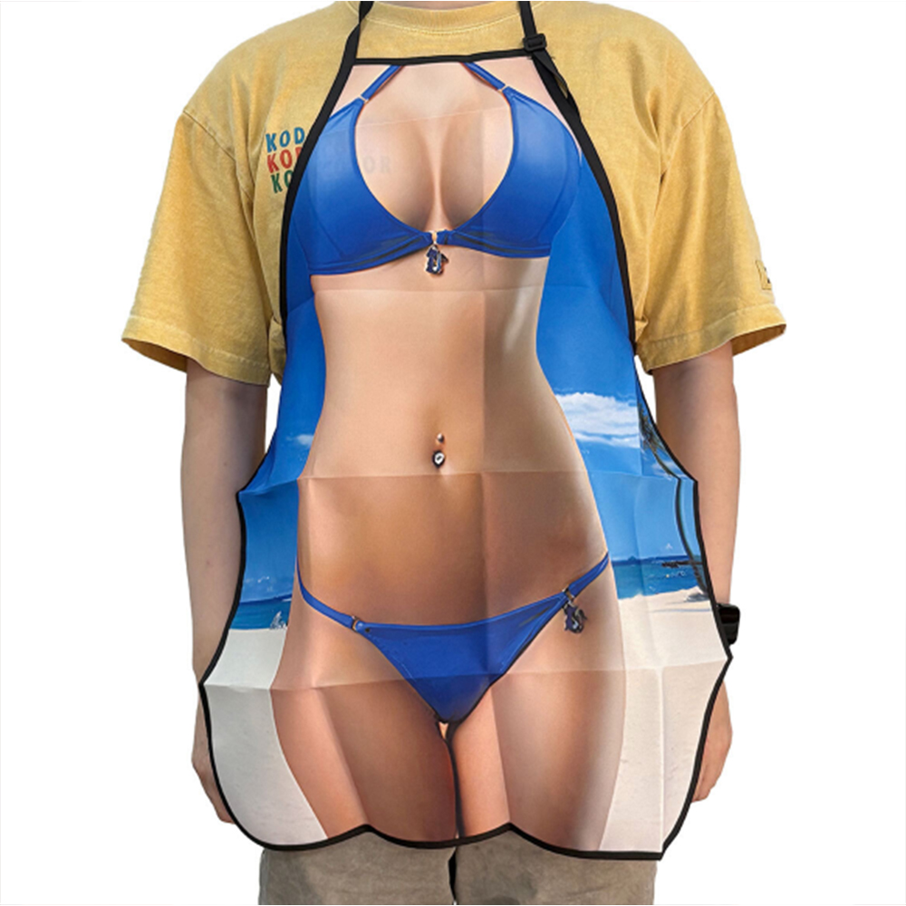 앞치마 방수 웃긴 센스있는 근육 쓸데없는 쓸모없는 선물 지인 친구 집들이 신혼 부부