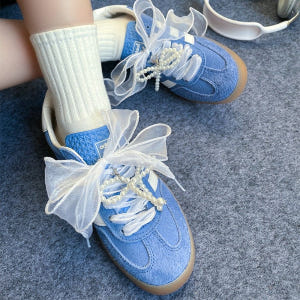 쉬폰 레이스 신발끈 슈레이스 운동화 리본 끈 삼바 꾸미기 솔직 후기 | 실사용자 리뷰 분석 - 상품 이미지 2