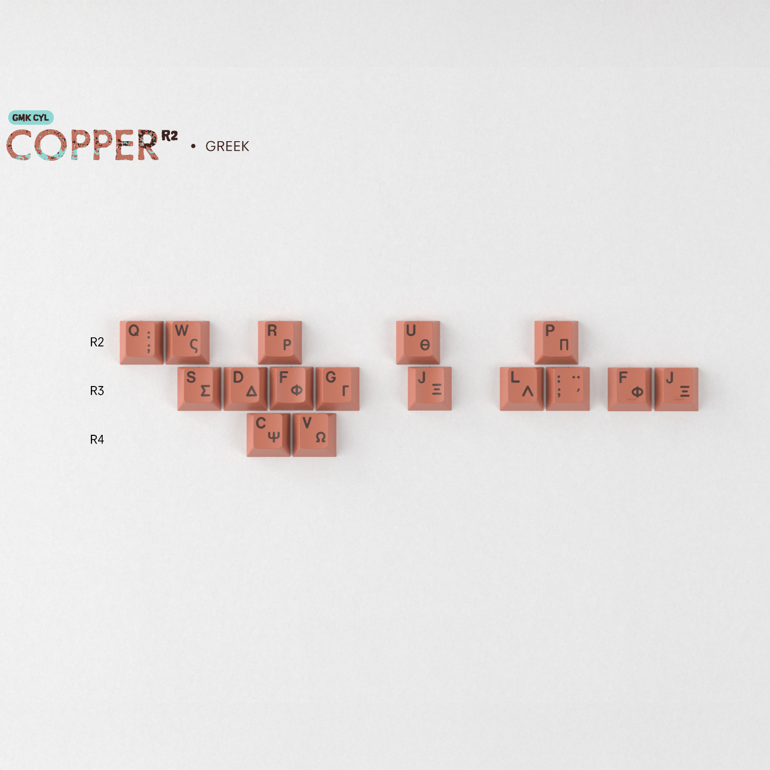 GMK CYL COPPER R2 키캡 추가구성 - 상품 이미지