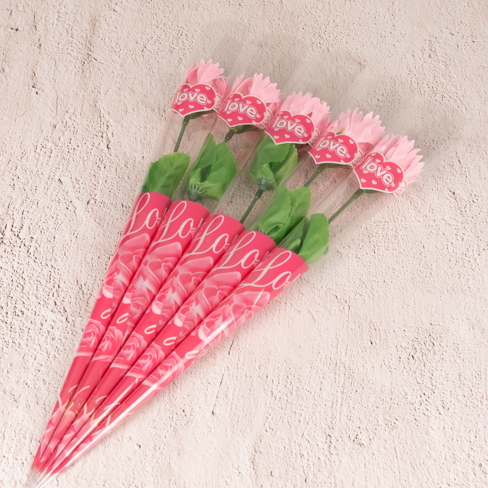 할메이드 어버이날 스승의날 꽃바구니 도매 꽃다발 재료 HS02 비누꽃 카네이션 1P