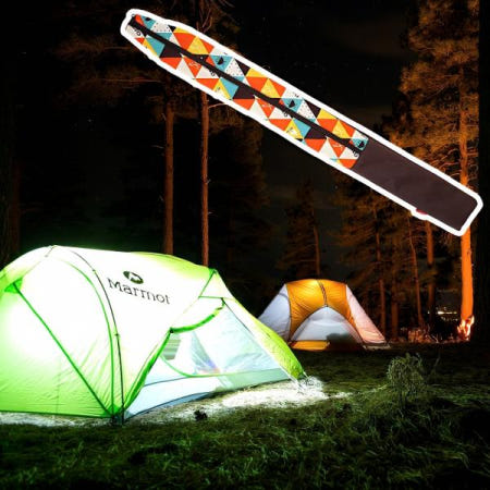 캠핑 폴대 수납 가방 야영 스틱 파우치 텐트 지지 보관 함 장비 용기 여행 클립 캠프