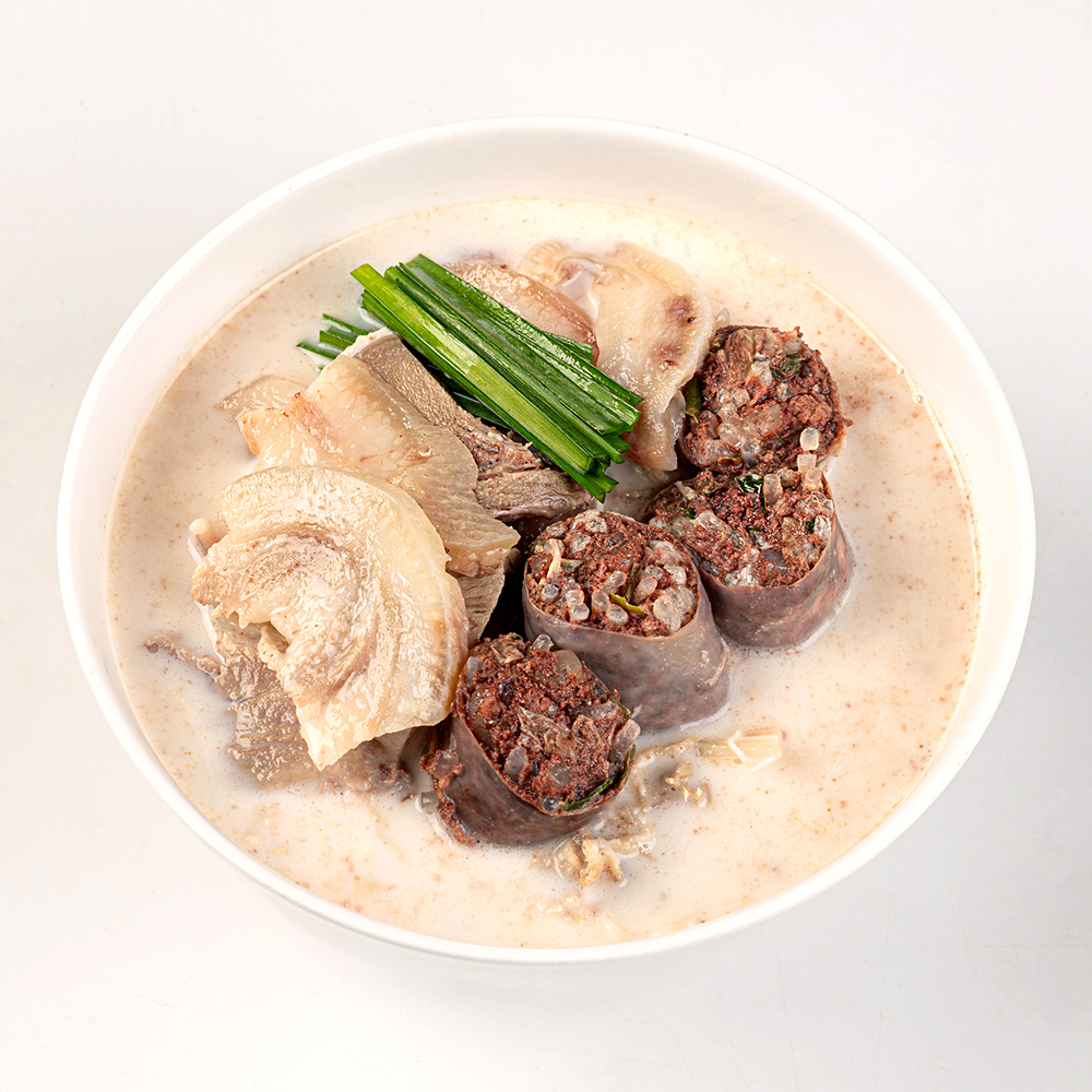 돼지 고기 포함 순대국밥 국밥 순대국 순댓국 캠핑음식