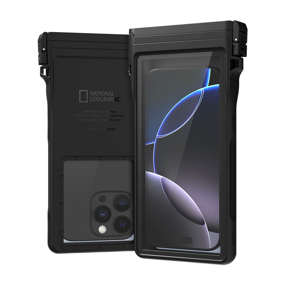 내셔널지오그래픽 IP68 원터치 핸드폰 방수 케이스(넥스트랩 포함)