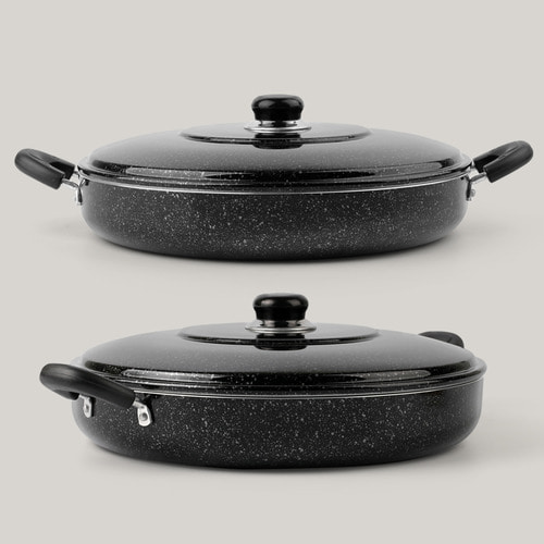마블코팅 다용도 전판 아스틴 닭갈비팬 명절 볶음 부침팬 34cm - 상세 이미지 2