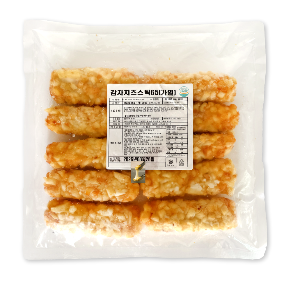 고고미 감자 모짜 치즈스틱 650g (65g X 10개) 포테이토 도깨비방망이 치즈스틱 - 상세 이미지 4