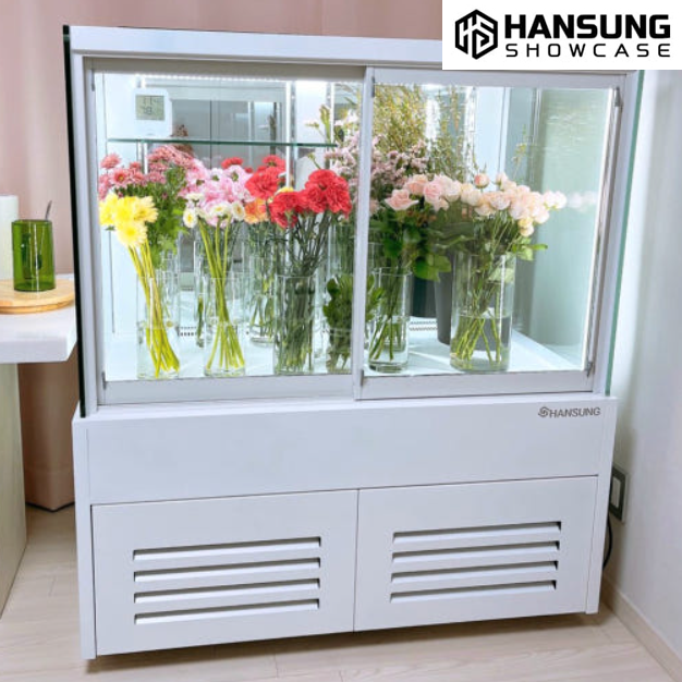 미니 꽃집냉장고 앞문 1단 플라워 쇼케이스 냉장고 1200