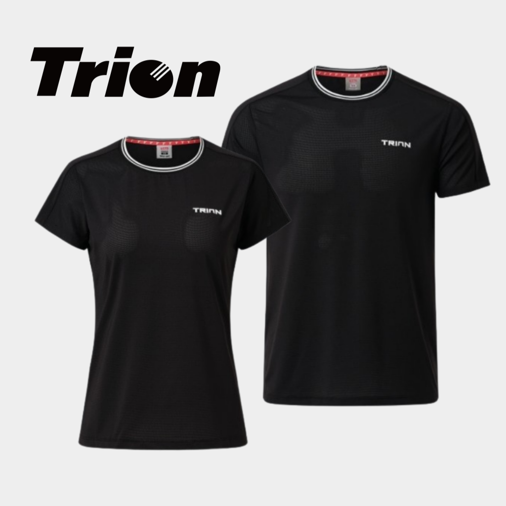 트라이온 배드민턴의류 게임웨어 상의 TR25 매쉬 라운드 티셔츠 - 메인 이미지