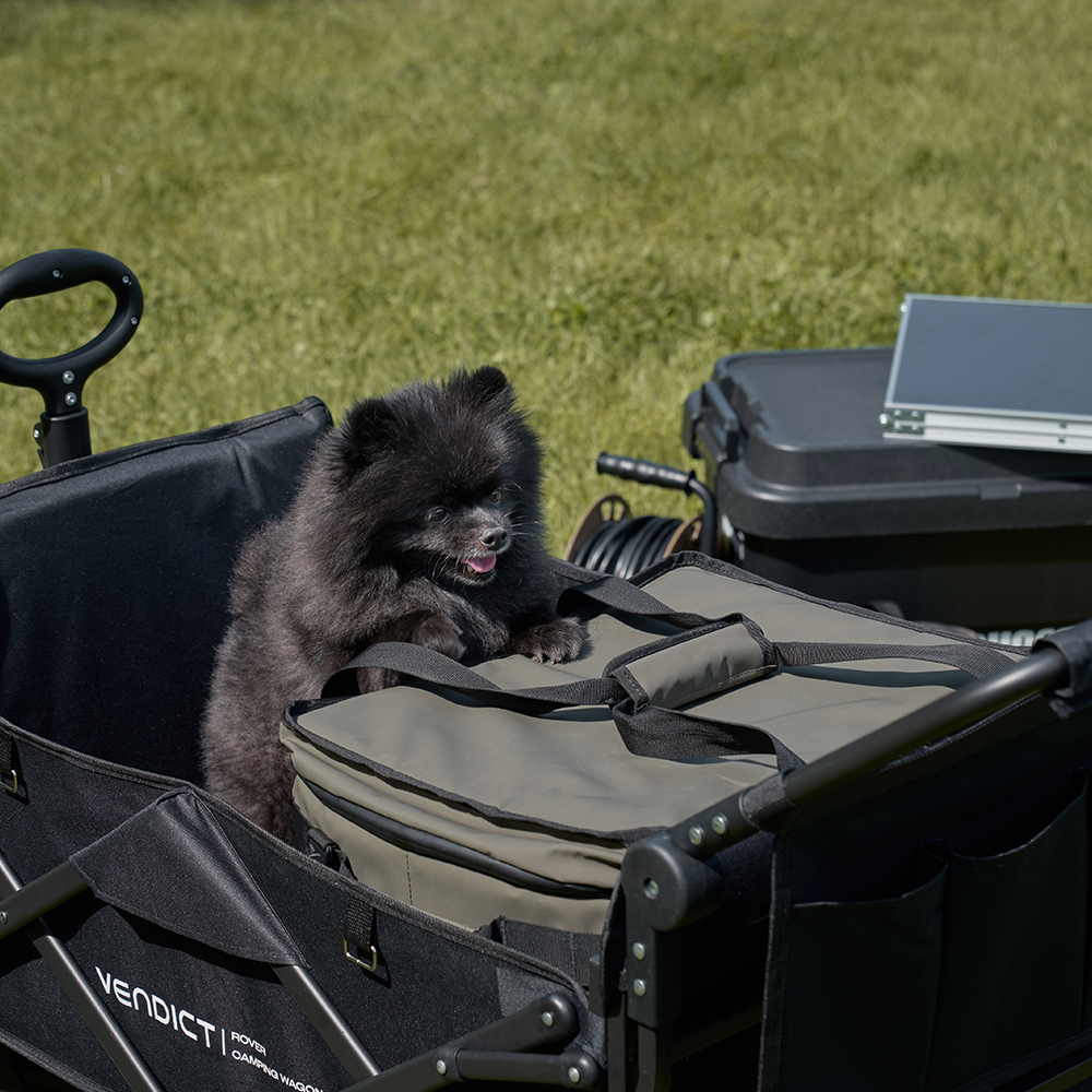 벤딕트 웨건 캠핑웨건 카트 접이식 캐리어 수레 외건 폴딩 대형 오픈형 로버 베이직패키지