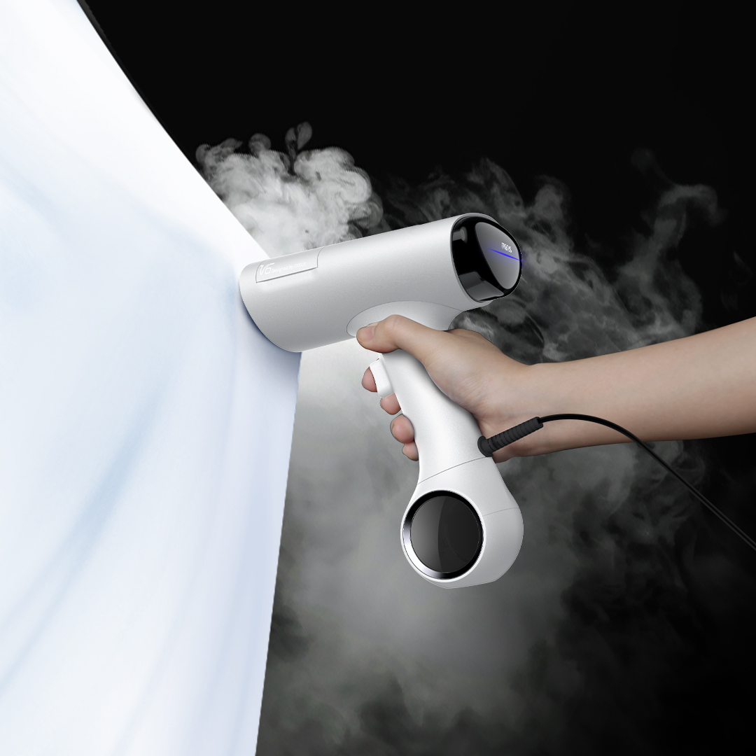 MORUS 모러스 V6 나노스팀 진공흡입 핸디스타일러 진공 흡착 핸드스팀다리미 의류스티머 제품 이미지