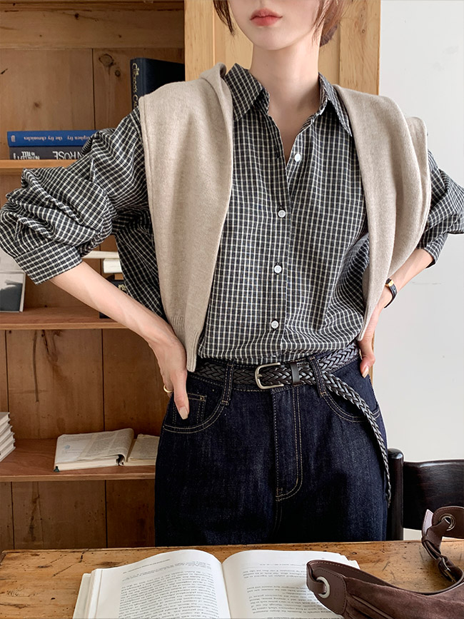 루브드 빈티지 꽈배기 브라운 벨트 ac6594 - 상세 이미지 2