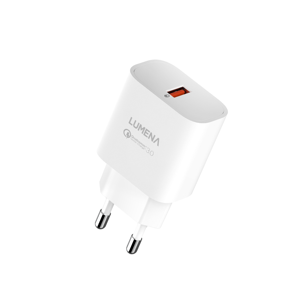 루메나 급속 충전기 QC3 플러스 USB A 타입 고속 어댑터 - 메인 이미지