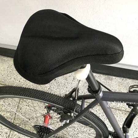 넓고 푹신한 피로감 감소 자전거 안장 젤 쿠션 커버