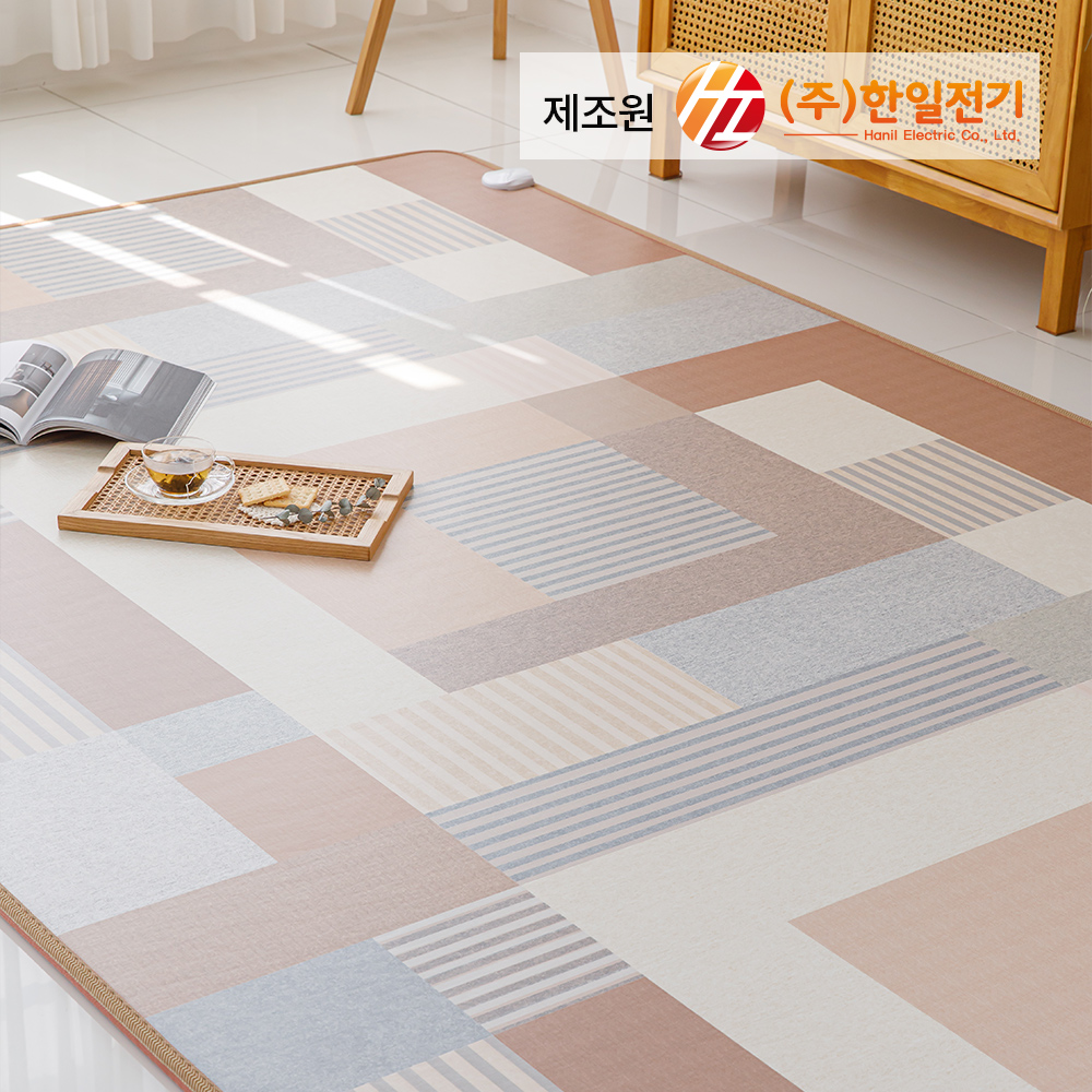한일 EMF 소형 전기매트 거실 전기 장판 탄소 카페트매트 모노륨 구들장 온열매트 난방 거실용 모던
