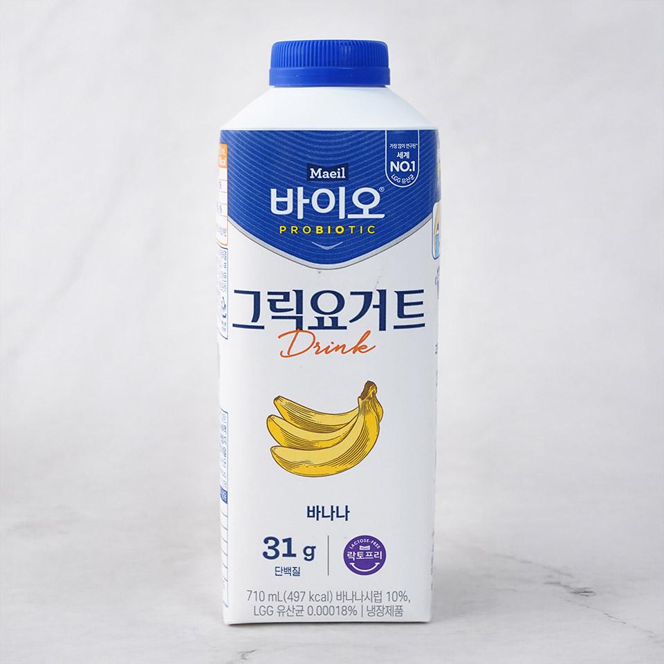 메가마트 매일 바이오 그릭드링크 바나나 710ml - 상품 이미지