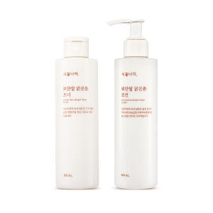 식물나라 뽀얀쌀 맑은톤 토너 200mL + 로션 200mL 2종 세트 솔직 후기 | 피부 타입별 분석 - 상품 이미지 2