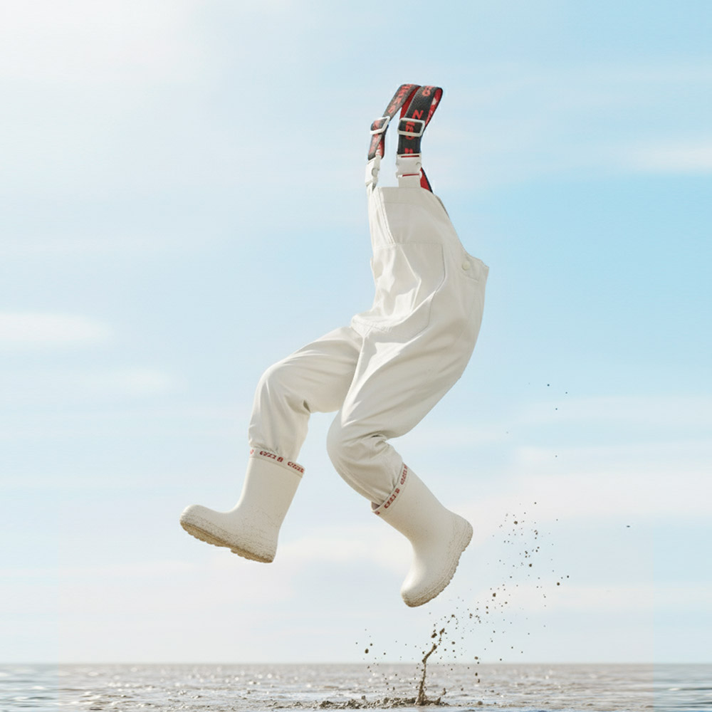 오즈키즈 어린이 가슴장화 초등 유아 아동 해루질 가벼운 갯벌체험 가슴장화 제품 이미지