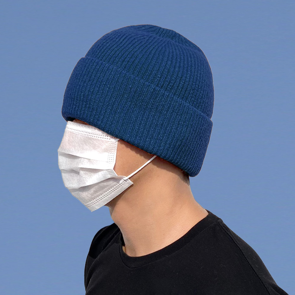 64cm 울 80% 빅사이즈 숏비니 대두 큰 모자 니트 남자 여자 겨울 무지 골지