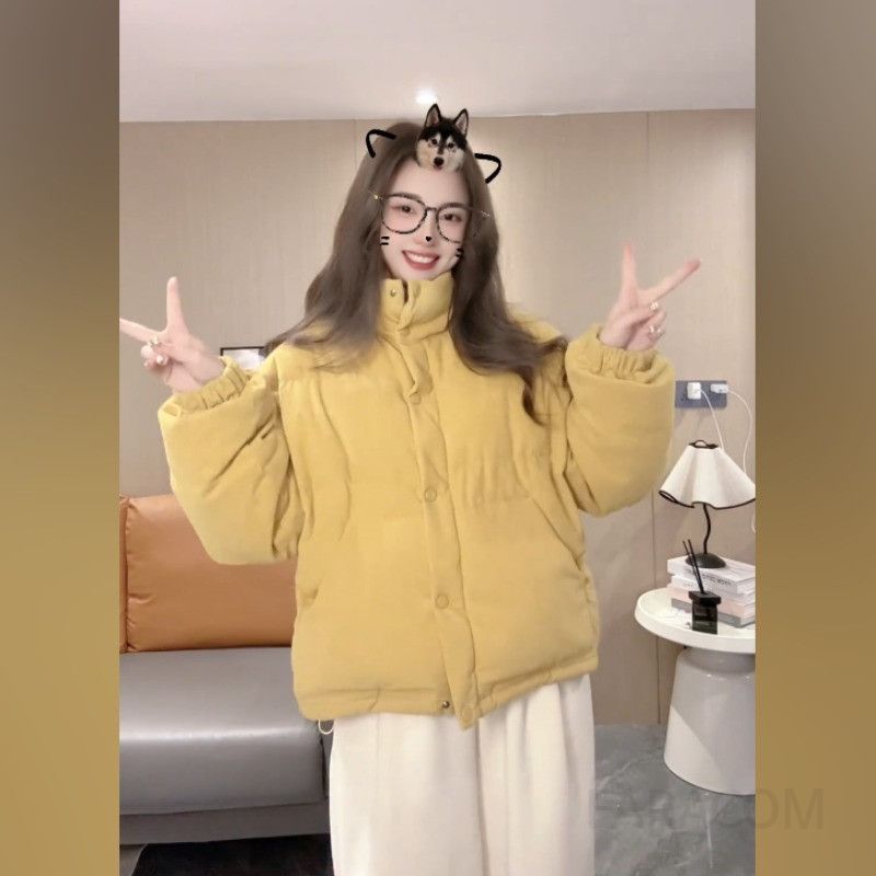 여성 겨울 코튼 다운 재킷 심플한 스타일 따뜻한 착용감 캐주얼 패션 점퍼 코트 패딩 외출용 아웃도어 활용도 높은 겨울패딩 - 상세 이미지 5