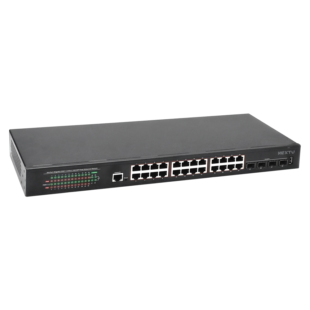 NEXT-POE7128L2-10G L2 24포트 Ultra POE 10G 4SFP 매니지먼트 스위치 - 상세 이미지 3