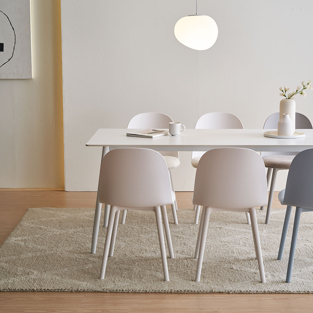 장인가구 벨노아 벨벳 패브릭 1인 식탁의자