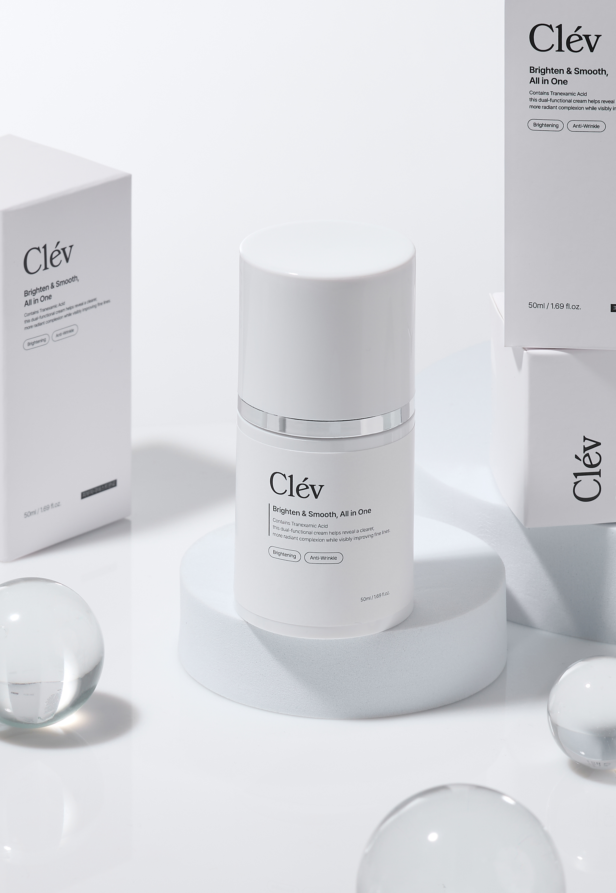 끌레브 착색크림 트라넥삼산 겨드랑이 미백 케어 색소침착 Y존 멜라닌 50ml, 6개 이미지 3
