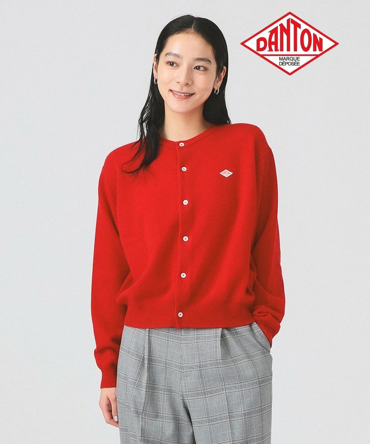 단톤 크루넥 카디건 DT-D0031 LMW 페일블루, 36 - 상세 이미지 4