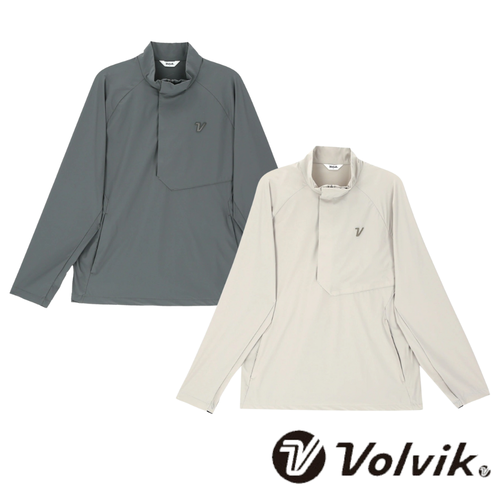 볼빅 골프웨어 남성골프웨어 남성 골프 점퍼 아노락 반집업 긴팔 티셔츠 간절기 가을 겨울 상의 VMWBP902 - 상품 이미지