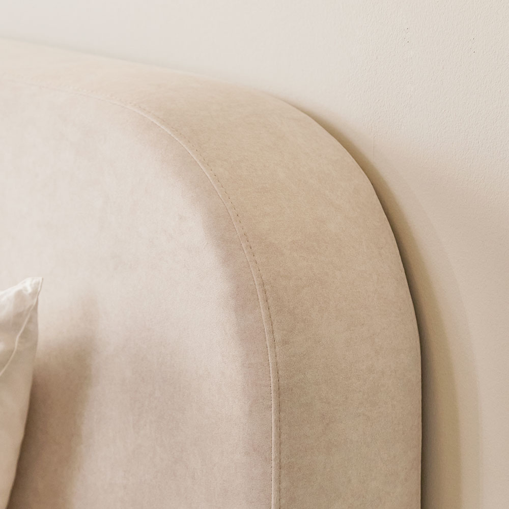 바스포르 몽글 저상형 아쿠아텍스 패브릭 킹사이즈 낮은 호텔 라지킹 침대프레임 K 다리제외